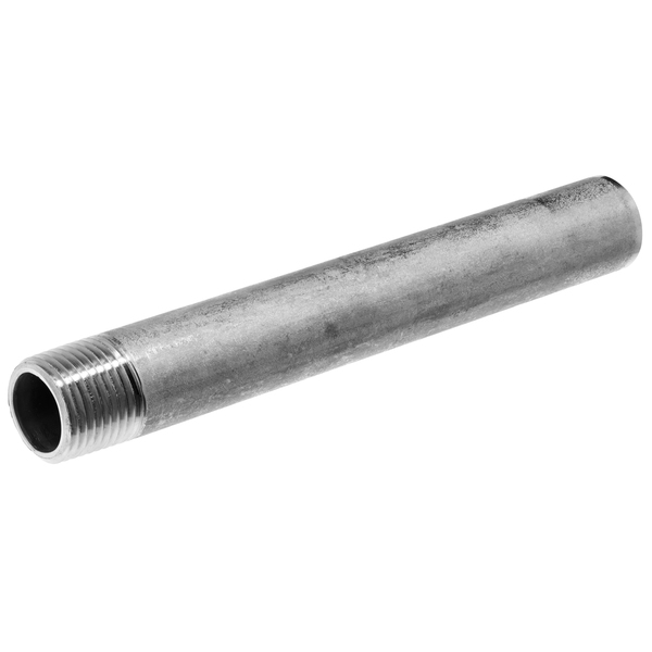 Usa Industrials Pipe Fitting - 304SS Sch40 - Pipe Nipple (One End) - 1/2" MNPT - 12" L ZUSA-PF-1332